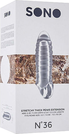 Guaina Prolunga per il Pene in TPE Trasparente per Aggiungere 2.5 cm al pene Stretchy Thick Penis Extension – Translucent Salute e cura della persona/Erotismo e contraccezione/Sex toys/Guaine e prolunghe per il pene Kondorama - Martinsicuro, Commerciovirtuoso.it