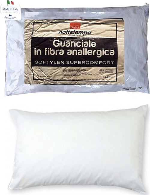 Guanciale Cuscino Letto Gabel Alta Densita' Linea Nottetempo 50x80 cm 600 gr indeformabile, traspirante, poliestere anallergico Casa e cucina/Tessili per la casa/Biancheria da letto/Cuscini/Cuscini standard La Bottega del Risparmio - Bari, Commerciovirtuoso.it