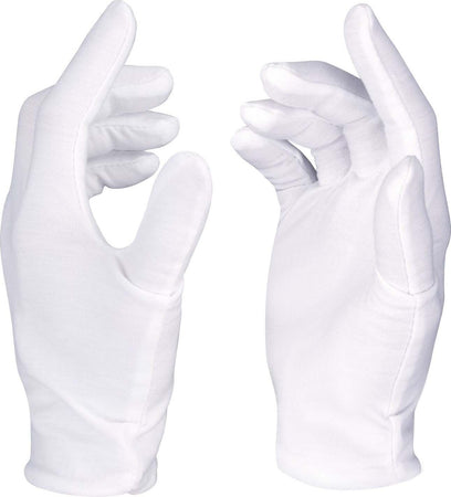 GUANTI IN COTONE BIANCO GLOVES ASSORBIMENTO CREME LOZIONI MANI SECCHE SENSIBILI Bellezza/Manicure e pedicure/Cura per mani e piedi/Guanti idratanti Trade Shop italia - Napoli, Commerciovirtuoso.it