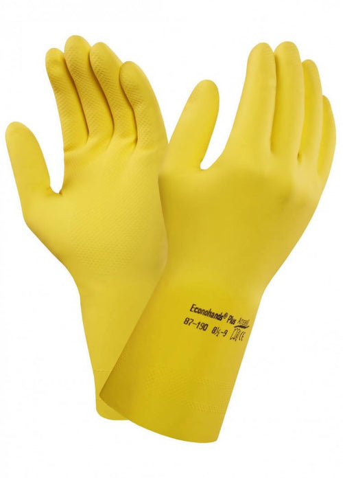 Guanti in Lattice Ansell 87-190 Floccatura di cotone Guanto ultrasottile Marchiato CE