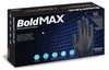 Guanti In Nitrile Neri Aurelia Gloves Bold Max 50 Pz. Neri Spessore 8.8 gr. DPI monouso Senza Polvere 6mil Latex Free Nero