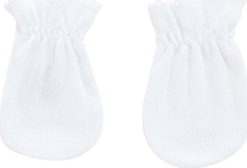 Guanti per Neonato Liso Bianco Moda/Prima infanzia/Abbigliamento/Accessori per bambina/Guanti e manopole La Casa Del Bebè - Napoli, Commerciovirtuoso.it