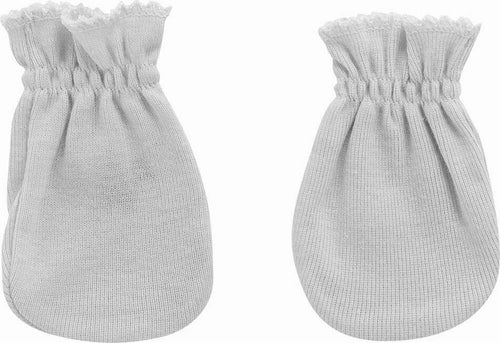 Guanti per Neonato Liso Grigio Moda/Prima infanzia/Abbigliamento/Accessori per bambino/Guanti e manopole La Casa Del Bebè - Napoli, Commerciovirtuoso.it