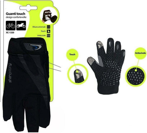 Guanti Touch Antiscivolo Misura Universali Per Moto Bici Bicicletta Xc-1320 Sport e Tempo Libero > Attrezzi e Abbigliamento Sportivo > Guanti e Fasce Trade Shop italia - Napoli, Commerciovirtuoso.it
