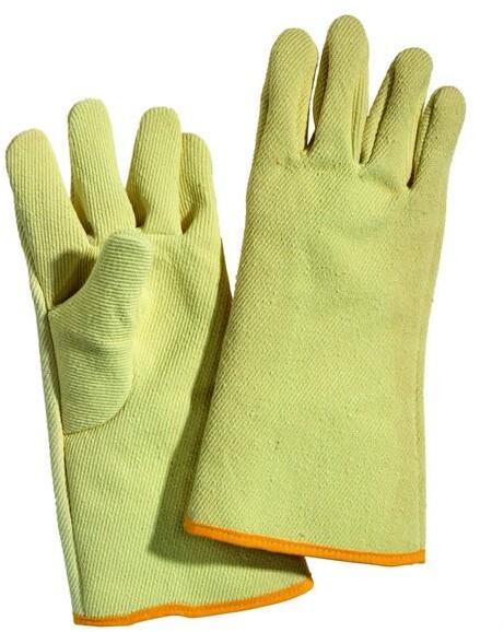 Guanto Anticalore 36 cm Giallo Fibra Aramidica