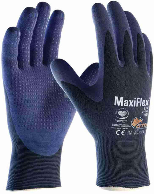 GUANTO ATG MAXIFLEX ELITE 4121 RIV.PALMO PUNT.