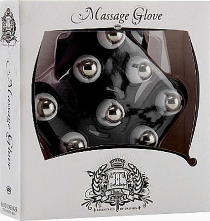 Guanto con Rulli per Massaggi Massage Glove - Black Guanto Da Massaggio Con Rulli Colore Nero Salute e cura della persona/Benessere/Massaggi e relax/Strumenti per i massaggi manuali/Palle per massaggi Kondorama - Martinsicuro, Commerciovirtuoso.it