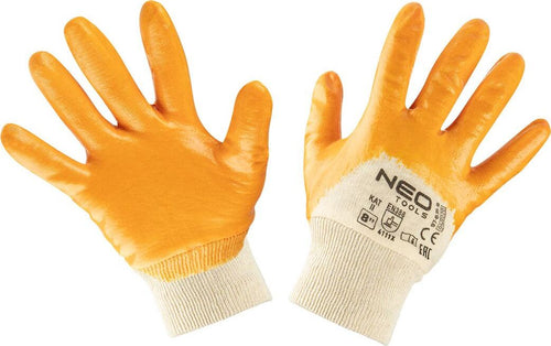 Guanto da lavoro in tessuto jersey di cotone impregnato in NBR Leggero polsino elastico Fai da te/Sicurezza e protezione/Attrezzature per sicurezza sul lavoro/Guanti/Guanti da lavoro La Zappa - Altamura, Commerciovirtuoso.it