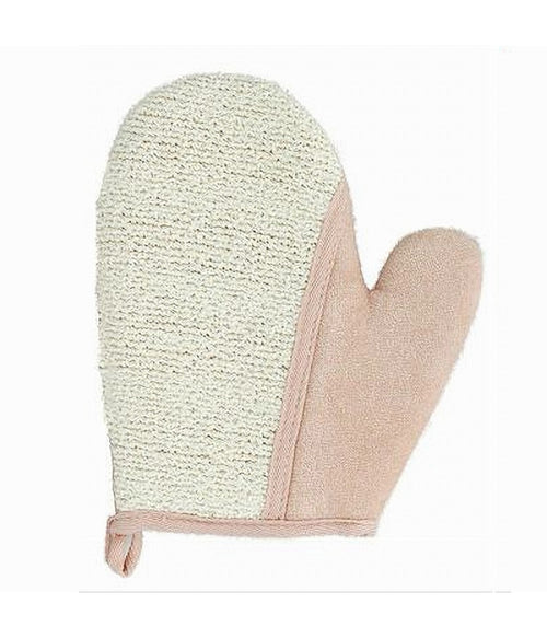 Guanto Doccia Bagno Esfoliante Per Cura Pulizia Di Pelle Corpo 21 Cm Rosa 79661
