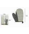 Guanto Doccia Bagno Esfoliante Per Cura Pulizia Di Pelle Corpo 21cm Grigio 79665