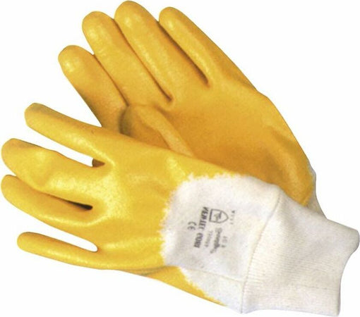 Guanto in tessuto Interlock 100% cotone impregnato in NBR taglia L