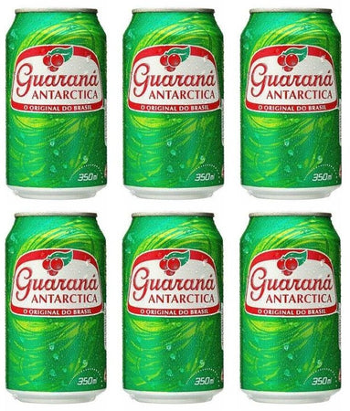 GUARANA ANTARCTICA O ORIGINAL DO BRASIL LATTINA 330 ml X 6PZ PAESE DI ORIGNE BRAZILIAN
