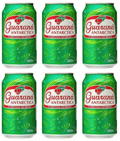 GUARANA ANTARCTICA O ORIGINAL DO BRASIL LATTINA 330 ml X 6PZ PAESE DI ORIGNE BRAZILIAN