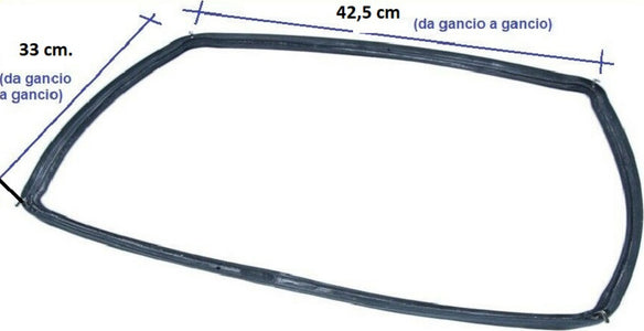 GUARNIZIONE 4 LATI 42,5 X 33 cm. PORTA FORNO BOMPANI BOREAL M6542009964 Casa e cucina/Grandi elettrodomestici/Accessori e parti di ricambio/Ricambi e accessori per forni/Guarnizioni di ricambio per forni Rossi Ricambi - Venetico Marina, Commerciovirtuoso.it