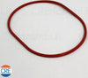 Guarnizione-Ovale-Caldaia,-Silicone,-Rossa,-102-x-135-mm