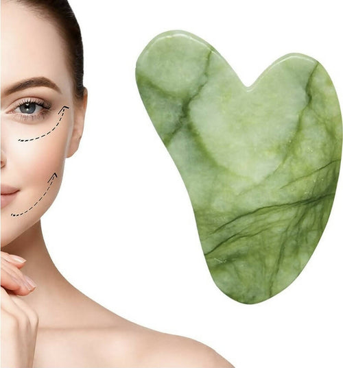 Guasha, Raschiatura In Giada Naturale, Strumento Per Raschiare La Cura Della Pelle Del Viso, Adatto Per Il Rilassamento Del Viso, Bellezza/Accessori e strumenti di bellezza/Strumenti per la cura della pelle/Rulli per il viso Melara Dettagliacconciatori - Palmi, Commerciovirtuoso.it