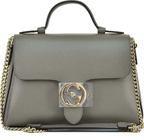 Gucci-Borsa-Interlocking-a-Mano-Grigia-Donna-Logo-Pelle-Dollar-Calf-Mod.-510302-CAO0G-1226-da-donna