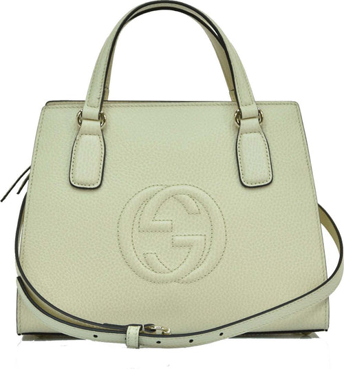 Gucci-Borsa-Soho-Bianca-Donna-Pelle-Dollar-Calf-Modello-607722-CAO0G-006-da-donna