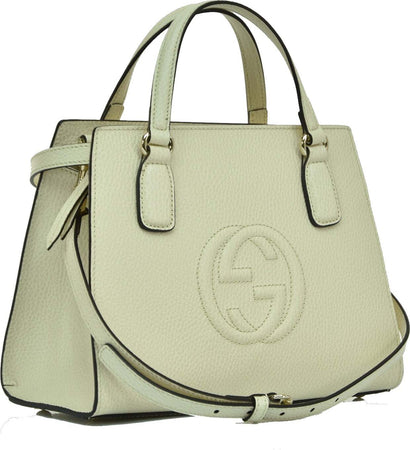 Gucci-Borsa-Soho-Bianca-Donna-Pelle-Dollar-Calf-Modello-607722-CAO0G-006-da-donna