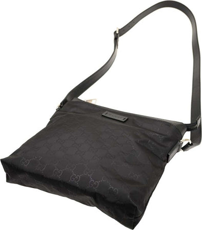 Gucci-Borsello-Messenger-Nero-Uomo-Tessuto-GG-Canvas-e-Pelle-Mod.-510342-K28BN-1000-da-uomo