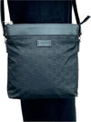 Gucci-Borsello-Messenger-Nero-Uomo-Tessuto-GG-Canvas-e-Pelle-Mod.-510342-K28BN-1000-da-uomo