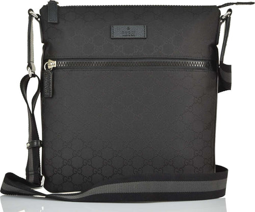 Gucci-Borsello-Messenger-Nero-Uomo-Tessuto-GG-Canvas-Mod.-449184-G1XHN-8615-da-uomo