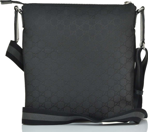 Gucci-Borsello-Messenger-Nero-Uomo-Tessuto-GG-Canvas-Mod.-449184-G1XHN-8615-da-uomo