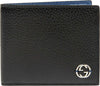 Gucci-Portafogli-Bifold-Nero-e-Blu-Uomo-Pelle-Dollar-Calf-Mod.-610464-CAO2N-1040-da-uomo