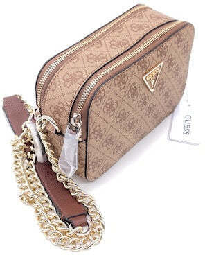 GUESS Borsa Mattoncino Donna Latte Brown