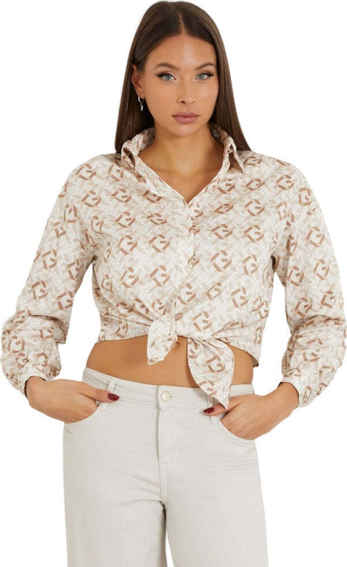 Guess-camicia-beige-DEA-BOWED-W4RH59-WE2Q0