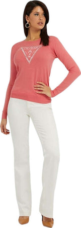 Guess-maglioncino-rosa-Logo-triangolo-W3YR46-Z2NQ2