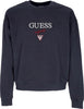 GUESS-ORIGINALS-Felpa-Girocollo-Uomo-Go-Baker-Logo-Crewneck-Jet-Black-Multi-da-uomo