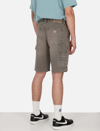GUESS-ORIGINALS-Jeans-Corto-Uomo-Go-Stainer-Carpenter-Short-Go-Stained-Green-da-uomo