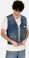 GUESS-ORIGINALS-Smanicato-Uomo-Go-Denim-Vest-Originals-Dark-Wash-da-uomo