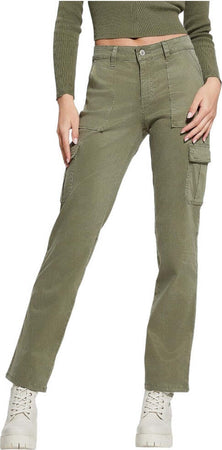 Guess-pantalone-cargo-verde-Sexy-Kori-W4RB59-W93CL