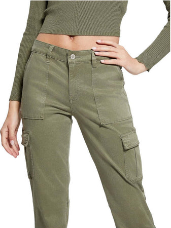 Guess-pantalone-cargo-verde-Sexy-Kori-W4RB59-W93CL