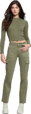 Guess-pantalone-cargo-verde-Sexy-Kori-W4RB59-W93CL