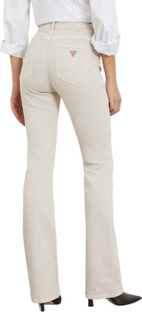 Guess-pantaloni-crema-Sexy-Flare-W4RB38-WFY1A