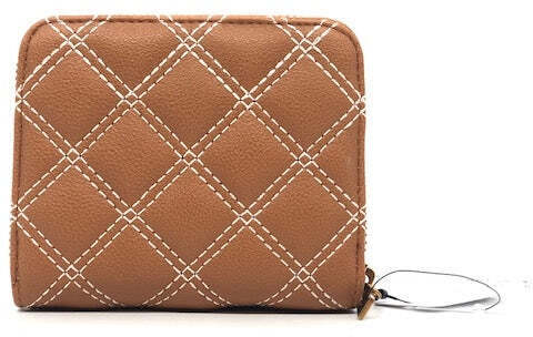 GUESS Portafoglio donna piccolo CESSILY SLG cognac