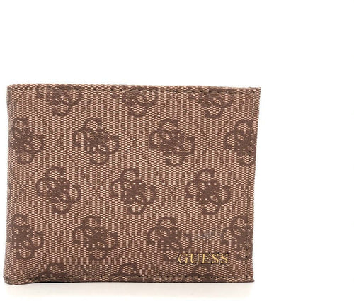 GUESS Portafoglio uomo loggato Bronzo
