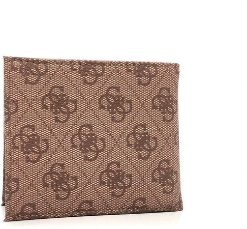 GUESS Portafoglio uomo loggato Bronzo