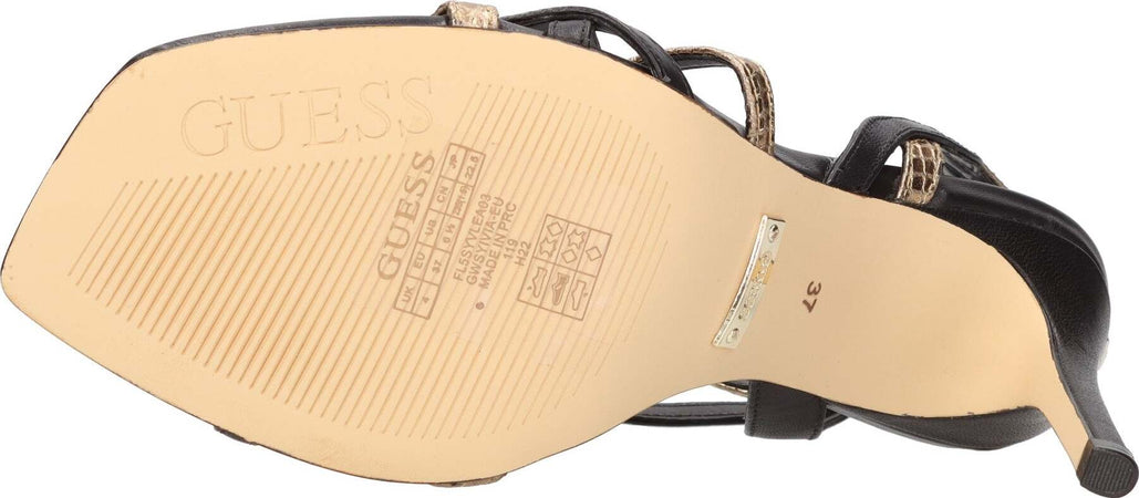 Guess-Sandali-Nero-platino-da-donna