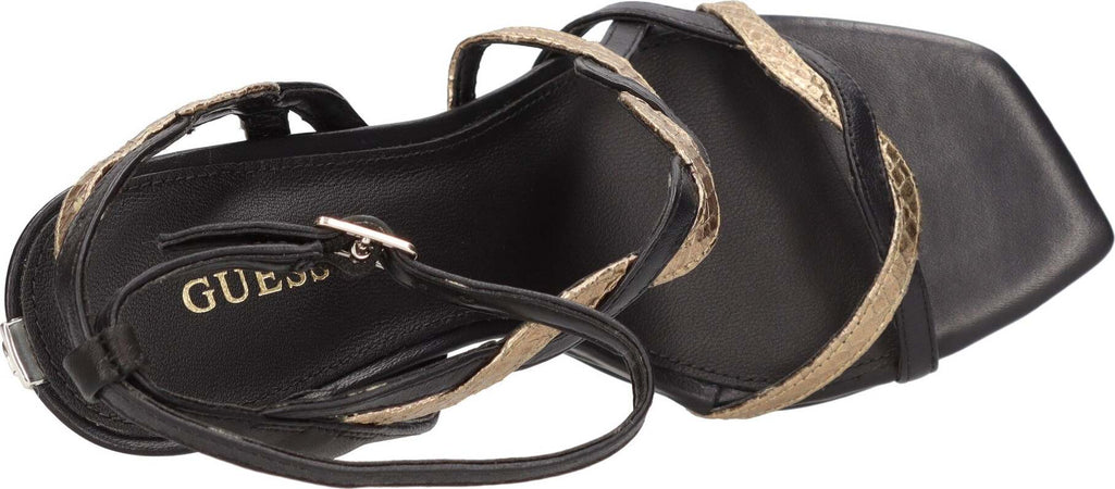 Guess-Sandali-Nero-platino-da-donna