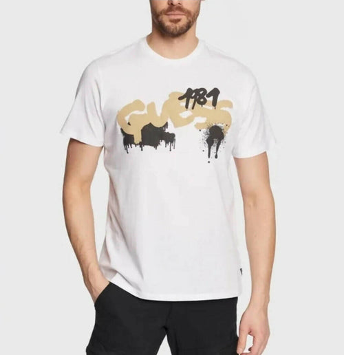 Guess T-shirt Uomo Maglia Cotone Jersey Stretch Logo Moda/Uomo/Abbigliamento/T-shirt polo e camicie/T-shirt Euforia - Bronte, Commerciovirtuoso.it
