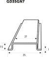 Guide DIN e staffe per supporto apparecchiature elettriche Fai da te/Ferramenta/Chiodi viti ed elementi di fissaggio/Staffa La Zappa - Altamura, Commerciovirtuoso.it