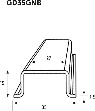 Guide DIN e staffe per supporto apparecchiature elettriche Fai da te/Ferramenta/Chiodi viti ed elementi di fissaggio/Staffa La Zappa - Altamura, Commerciovirtuoso.it