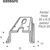 Guide DIN e staffe per supporto apparecchiature elettriche Fai da te/Ferramenta/Chiodi viti ed elementi di fissaggio/Staffa La Zappa - Altamura, Commerciovirtuoso.it