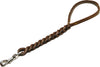 Guinzaglio-per-Cane-in-Cuoio-a-Doppia-Treccia-45-cm-Nuova-Cuoio