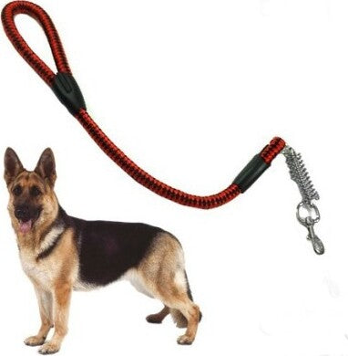 Guinzaglio-Per-Cani-In-Corda-Nylon-Resistente-Con-Moschettone-In-Metallo-80-Cm
