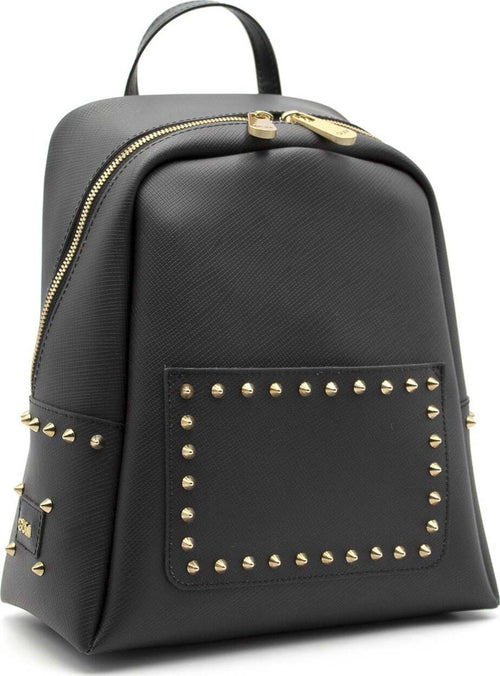 Gum Zn1753 Zaino Da Donna Gum Design by Gianni Chiarini Nero Zainetto Casual 1 Manico E Spallacci in Pelle Regolabili Dettaglio Borchie Dorate Zaino Con Zip E Tasca Esterna 26x29x13 Moda/Valigie borse e accessori da viaggio/Zaini/Zaini Casual Starbag - Gaeta, Commerciovirtuoso.it